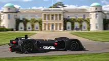 Autonomes Robocar beim Goodwood Hill Climb