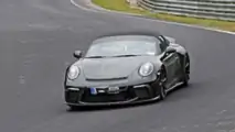 Porsche 911 Speedster Uncovered Spy Photos
