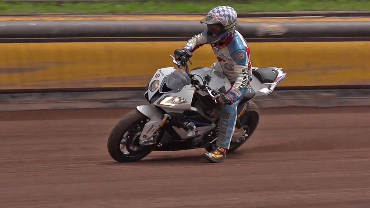 BMW Car and Bike Go Drifting on Dirt - Video