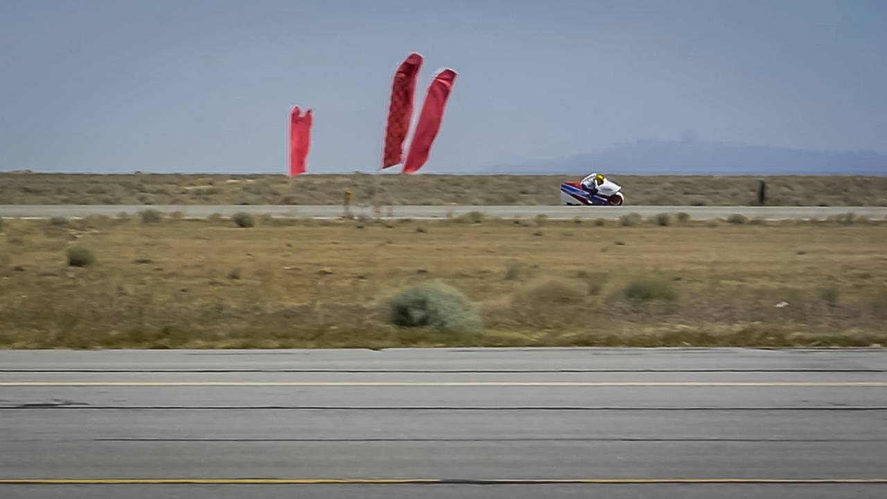 Ralph Hudson at the went 261.6 mph this year at