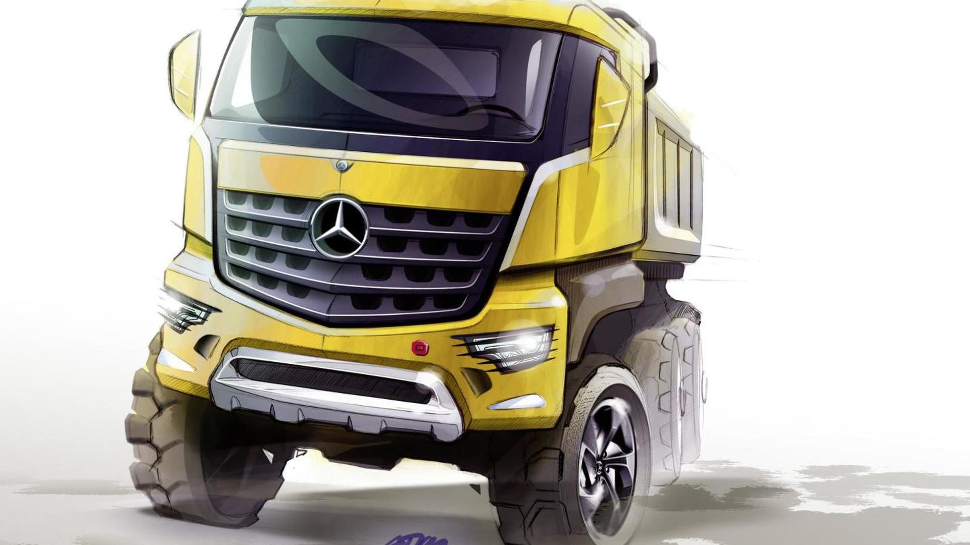 2013 Mercedes Benz Arocs Dump Truck Previewed