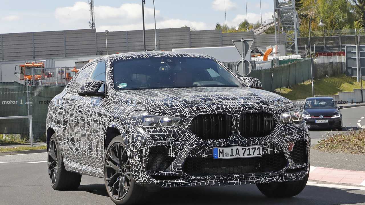 Новый BMW X6 M шпионское фото