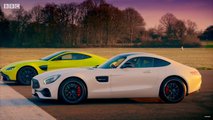 Aston Martin Vantage ile AMG GT S'in Drag Yarışı