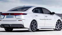 2016 Mitsubishi Lancer rendering / Theophilus Chin