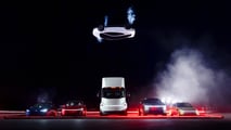 Tesla Roadster performs autonomous flying stunts
