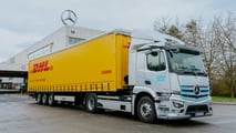 I test di DHL del Mercedes eActros