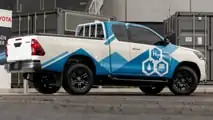 Toyota hydrogen-fueled Hilux Prototype pick-up