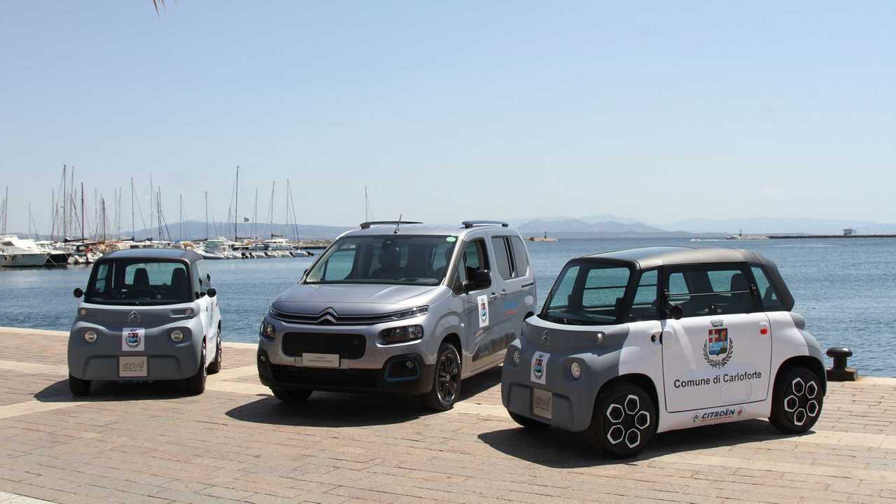 Le Citroen Ami ed e-Berlingo all'Isola di San Pietro