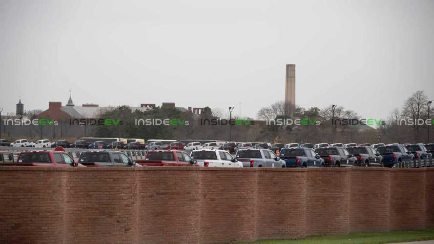 Ford F-150 Lightnings Stockpiled Dearborn Track