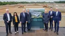 Volkswagen Salzgitter battery cell plant ground breaking ceremony attended by German Chancellor Olaf Scholz