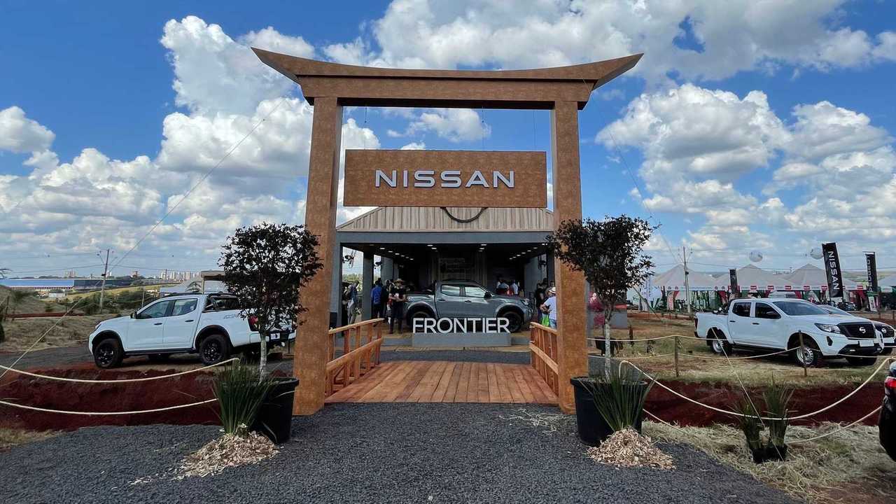 Estande da Nissan na Agrishow 2022