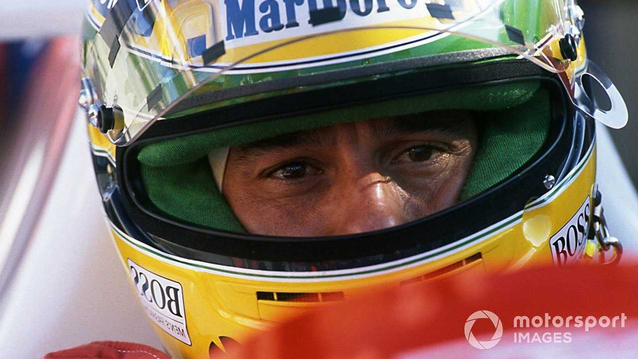 Ayrton Senna at Brazilian GP 1991