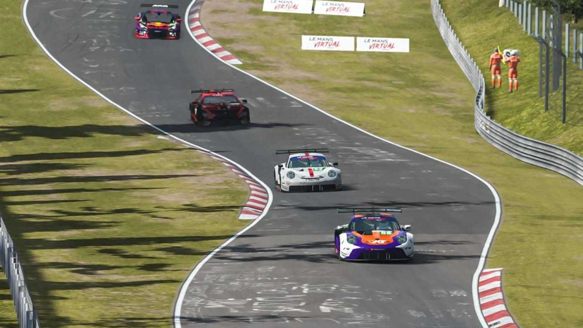 Le Mans Virtual Series Team Redline And TESLA R8G Win Shortened