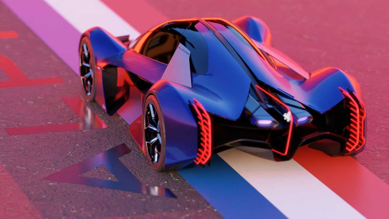 Arrière Alpine A4810 Hydrogen Concept