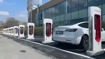 Supercharger Tesla a Grugliasco (Torino)