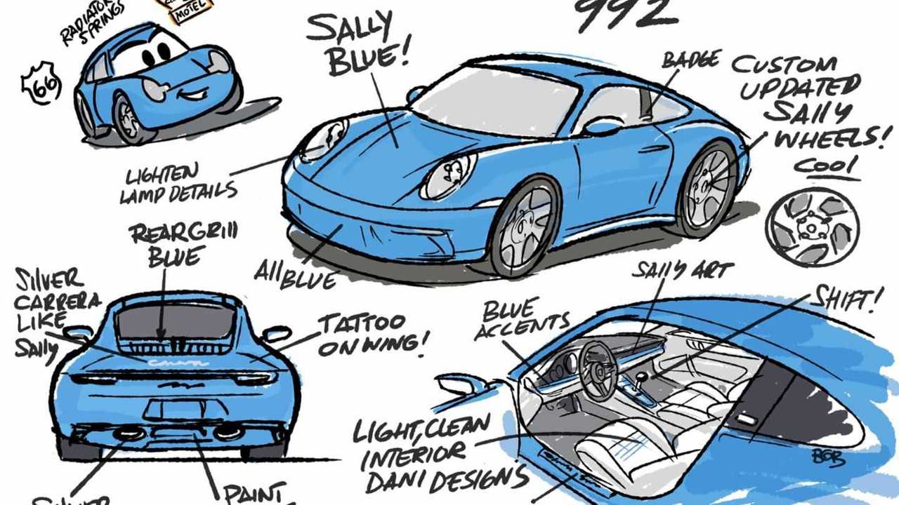 911 Sally by Porsche e Pixar