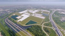 Official renderings of Scout Motors manufacturing site in South Carolina