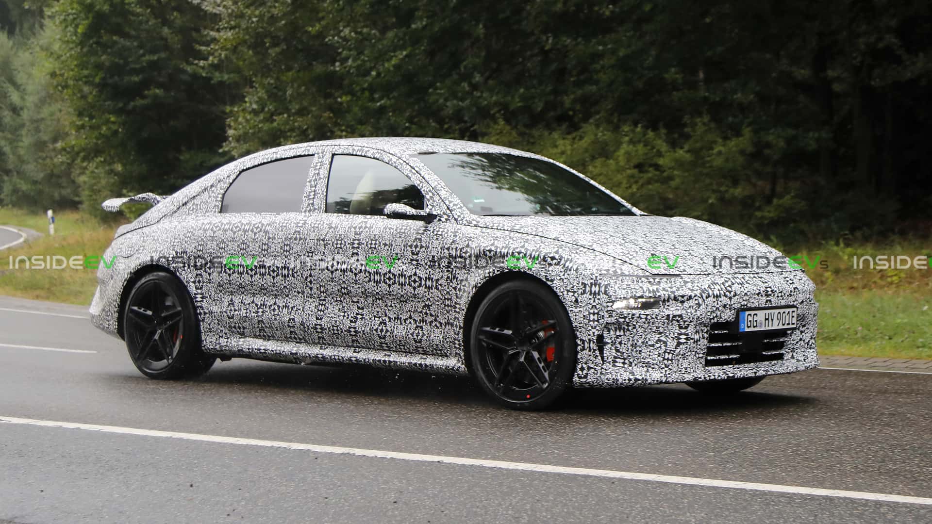 Erlkönig: Hyundai Ioniq 6 Facelift – als Ioniq 6 N erwischt