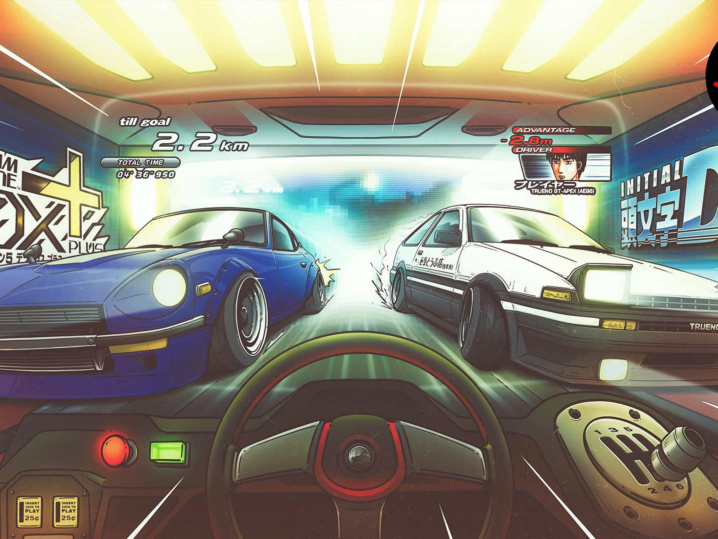 Experiencing Japan's Best Street Racing (In an Arcade Around the