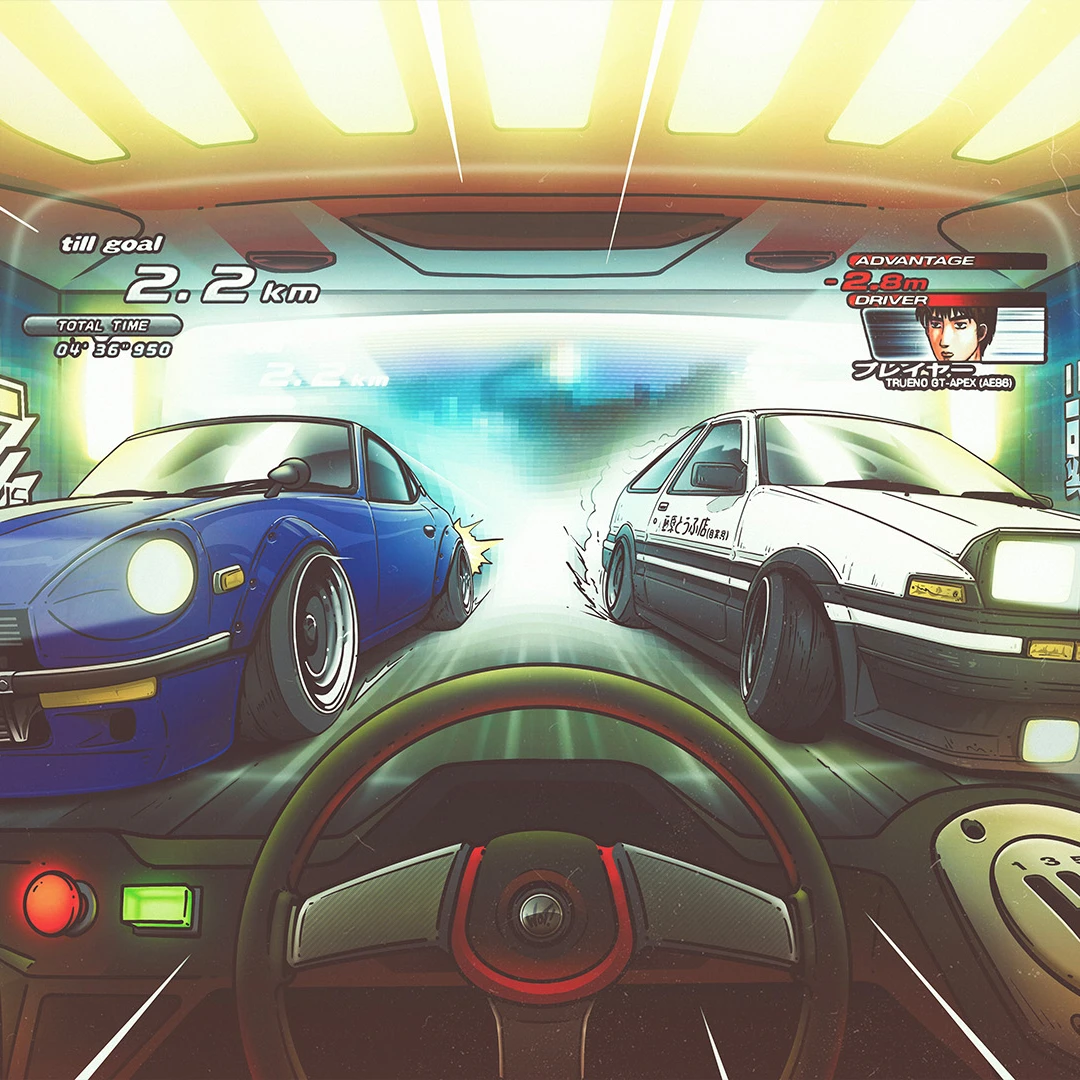 Experiencing Japan's Best Street Racing (In an Arcade Around the