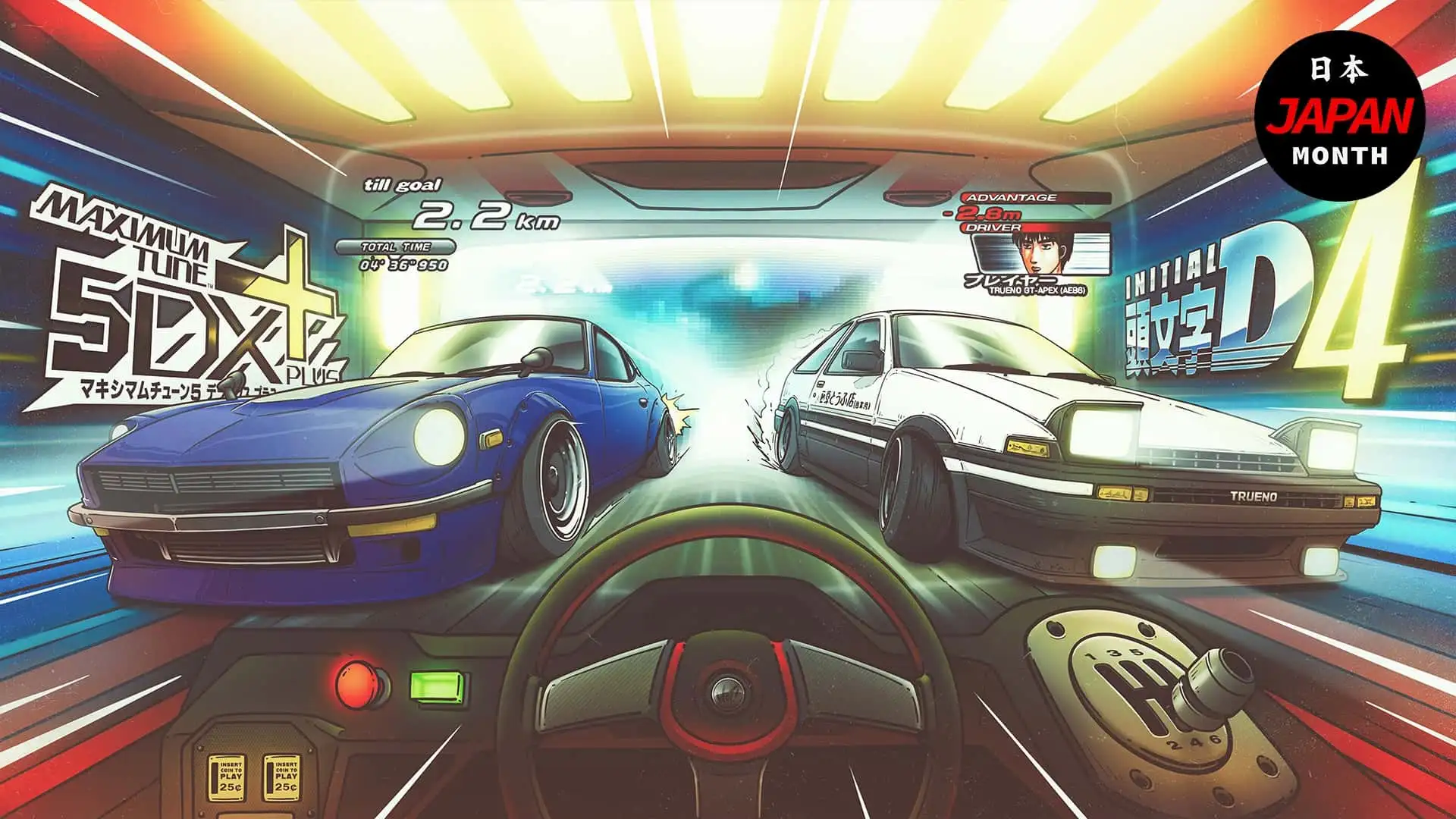 Experiencing Japan's Best Street Racing (In an Arcade Around the