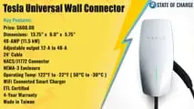 Tesla Universal Wall Connector Key Features