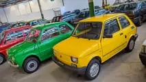 Der letztgebaute Fiat 126 aus dem Jahr 2000