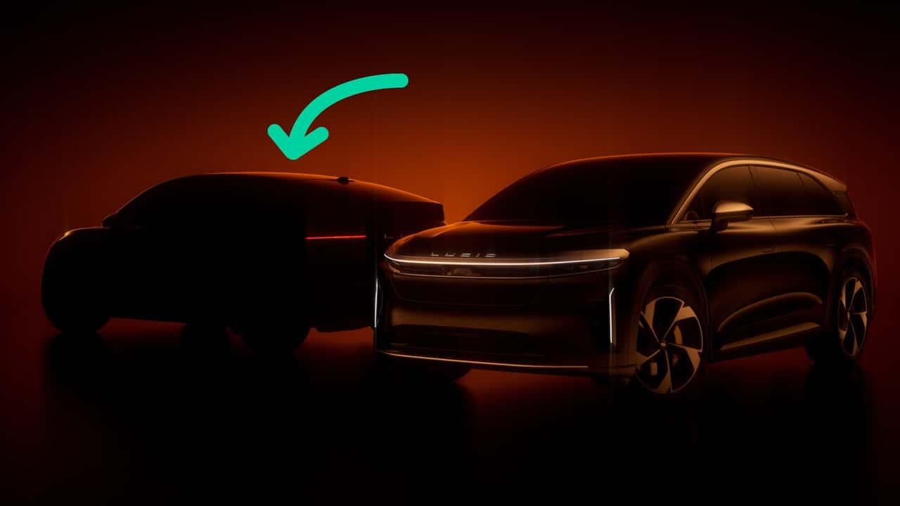 Neues Teaserbild von Lucids neuem Mittelklasse-Crossover