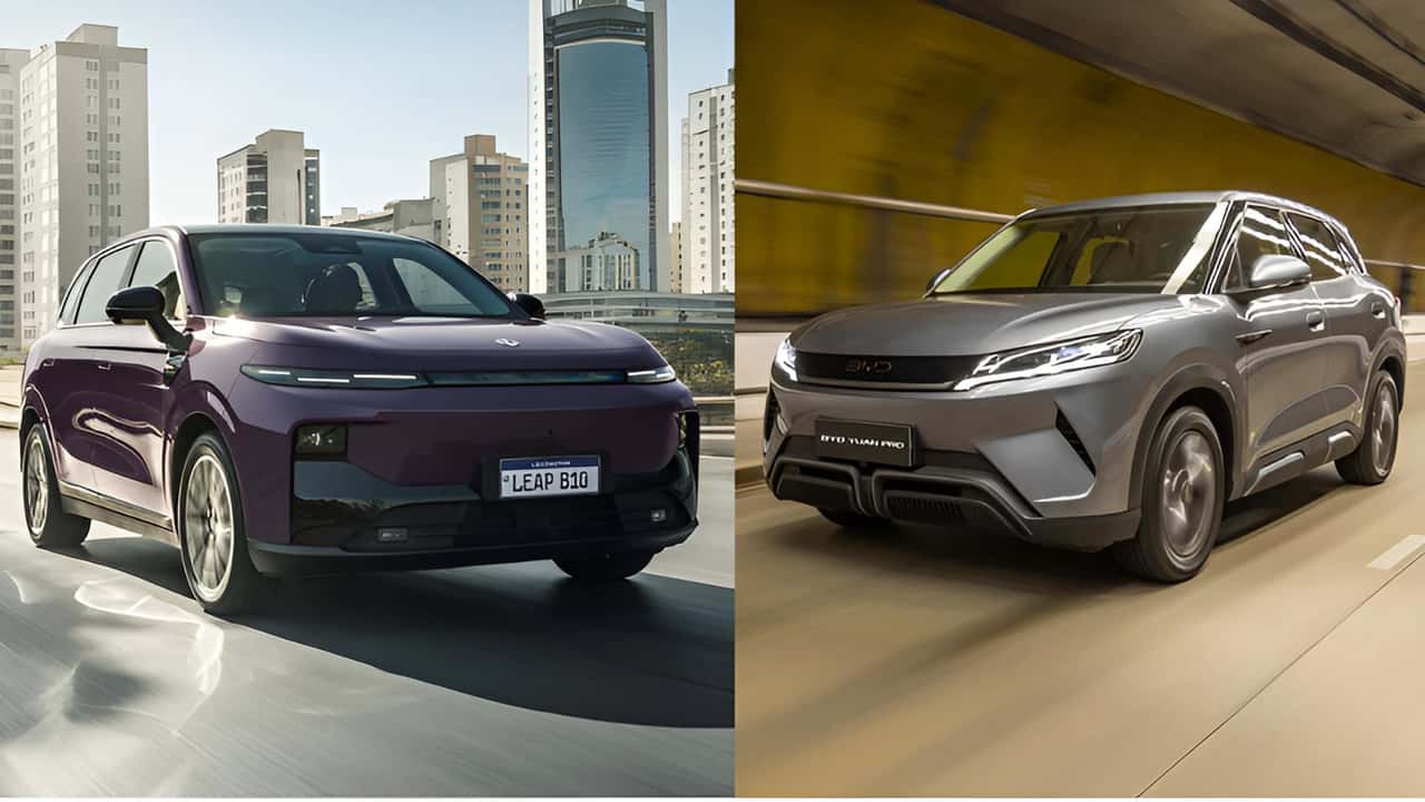 BYD Yuan Pro vs Leapmotor B10 - SUVs elétricos no Brasil - preço