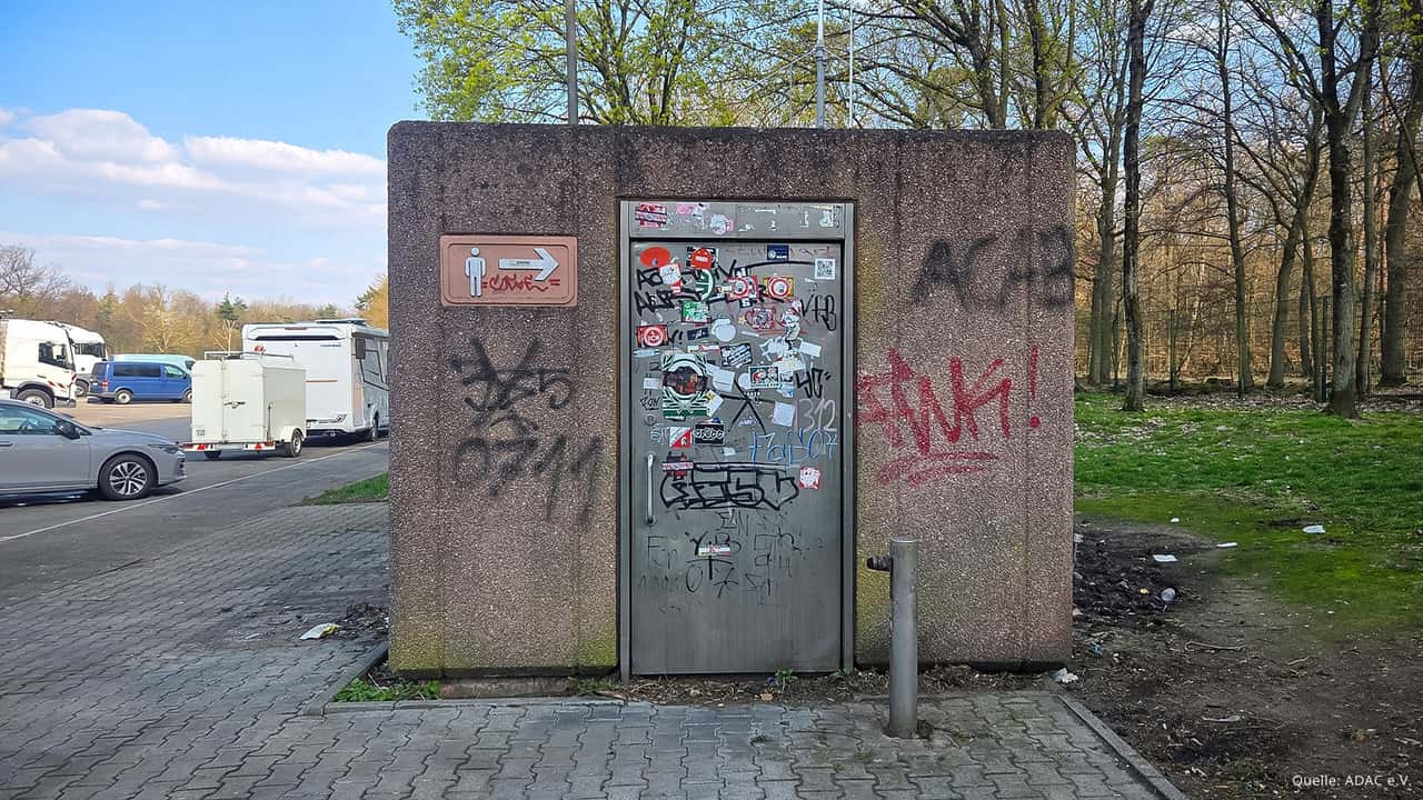 Schlechtestes Gesamtergebnis: Rastplatz Stadtwald an der A3/ Hessen