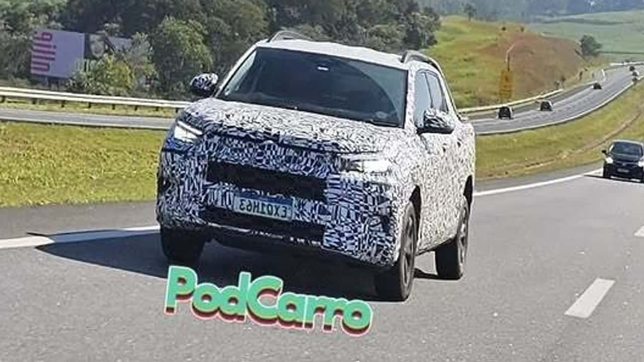 Flagra: VW Tukan vai ter porte mais próximo da Strada do que Toro