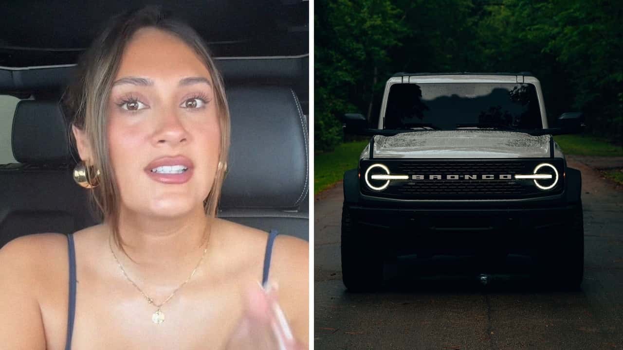 Woman buys Ford Bronco