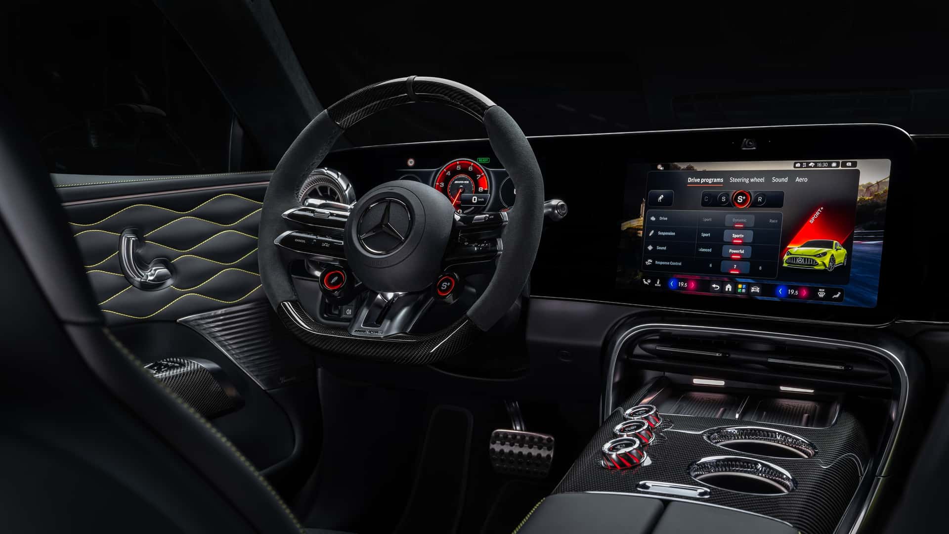 Салон электрического Mercedes-AMG GT 4-Door Coupé