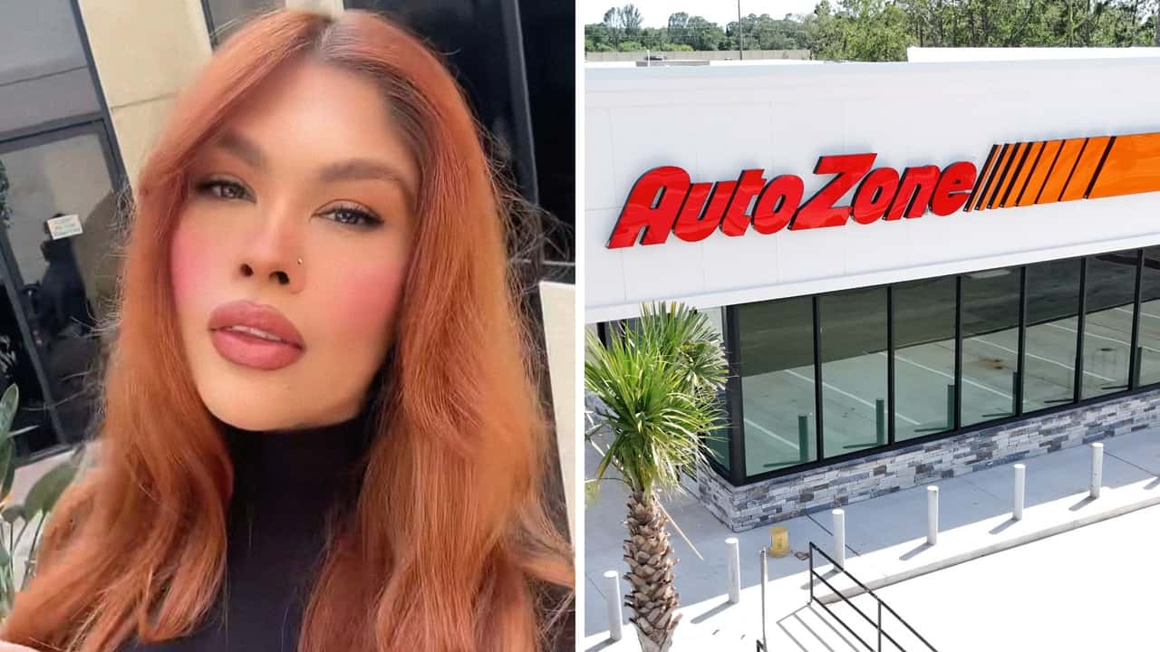 Woman goes to AutoZone. Then she buys LED lights for her steering wheel