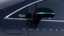 Mercedes-Benz with turquoise marker lights