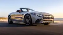 2023 مرسيدس AMG SL43 الربع الأمامي