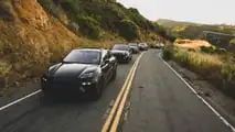 Premier essai du prototype électrique du Porsche Macan 2024