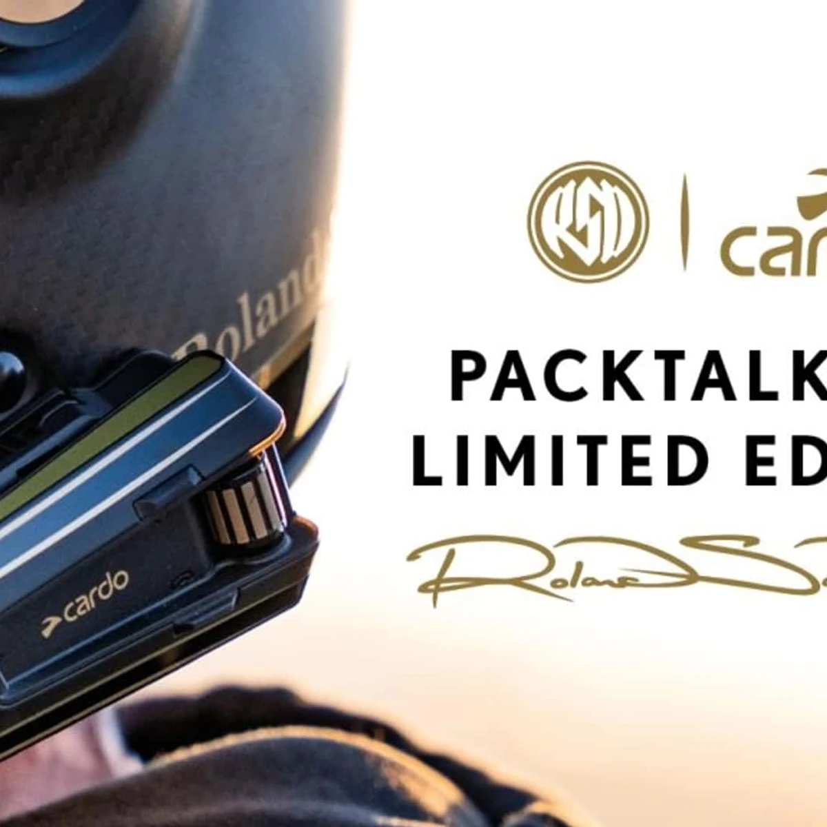 Roland Sands Teams Up With Cardo for Special Edition PackTalk Pro Comms Roland Sands Teams Up With Cardo for Special Edition PackTalk Pro Comms