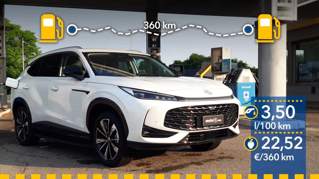 MG HS PHEV 2025, consumo real