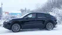 Photo espion de la Porsche Cayenne Coupé 2024