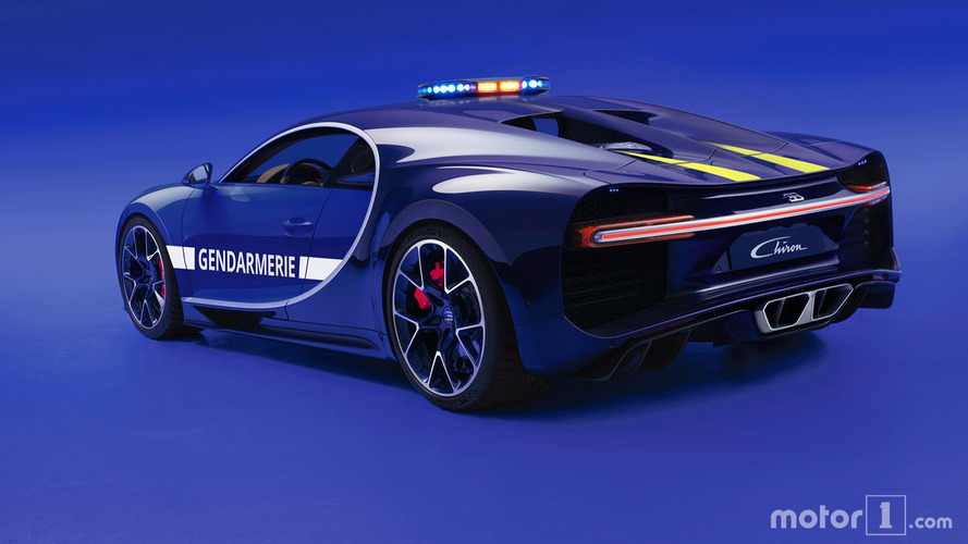 Bugatti Chiron Gendarmería Nacional Francesa