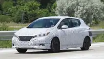 2018 Nissan Leaf casus fotoğrafları