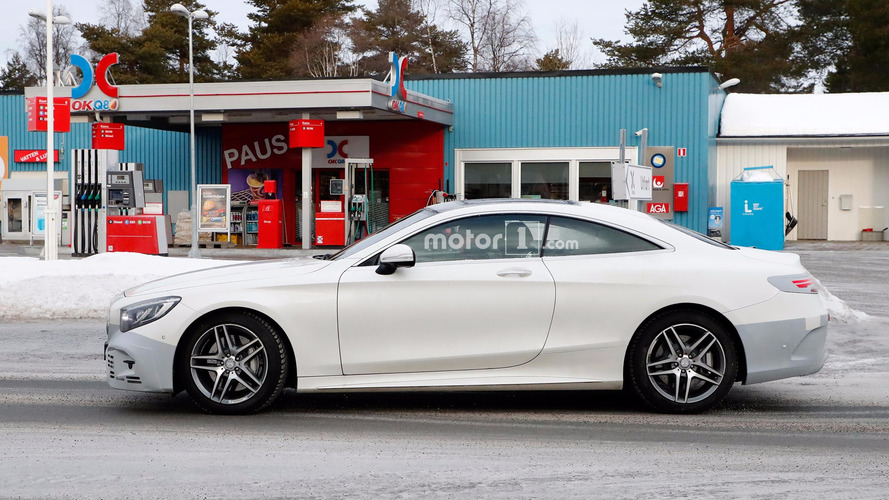 Makyajlı Mercedes-Benz S-sınıfı Coupe casus fotoğrafları
