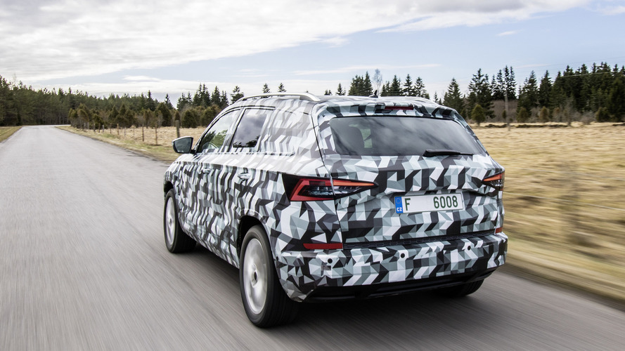 2018 Skoda Karoq camouflaged prototype