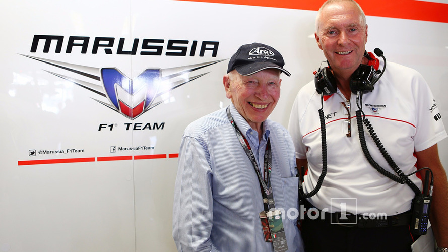 John Surtees, with John Booth, Marussia F1 Team Team Principal