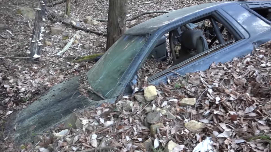 Crashed Toyota Supra A70