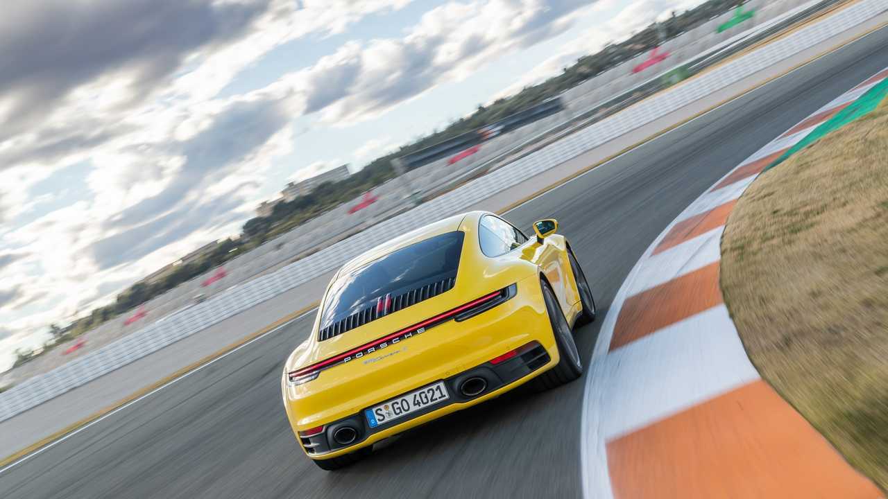 Porsche 911 (992) 2019, prueba en circuito