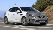 Renault Megane facelift spy photo