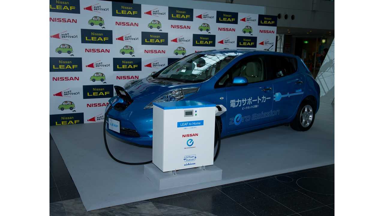 Nissan LEAF and the EV Power Station