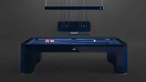 Bugatti Table de billard en fibre de carbone